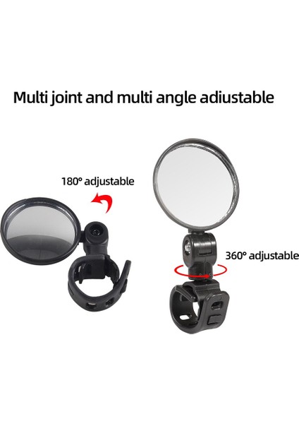 2 Adet Çap 7 9 cm Tarzı Evrensel Bisiklet Arka Görüş Aynası Ayarlanabilir Döner Geniş Açılı Bisiklet Direksiyonu Arka Görüş Aynaları Mtb Yol Bisikleti Aksesuarları Için (Yurt Dışından)