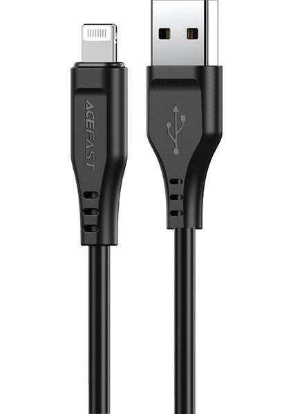 Mfı Sertifikalı Usb-A-Lightning Tpe Şarj Veri Kablosu 1,2 M-Siyah (Yurt Dışından)