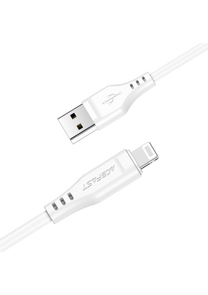 Mfı Sertifikalı Usb-A-Lightning Tpe Şarj Veri Kablosu 1,2 M-Siyah (Yurt Dışından)