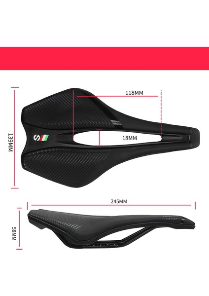 Renkli Stil Toseek Dağ Bisikleti Sele 192G Ultralight Yarış Koltuğu Bisiklet Koltuğu Şok Emici Konforlu Yol Bisikleti Sele (Yurt Dışından) indirimleri