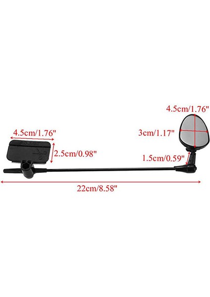Kask Aynası Stili Evrensel Pro Kask Bisiklet Aynası Ayarlanabilir Bisiklet Mtb Yol Bisikleti Bisiklet Sürme Arka Görüş Aynası Bisiklet Aksesuarları (Yurt Dışından) indirimleri