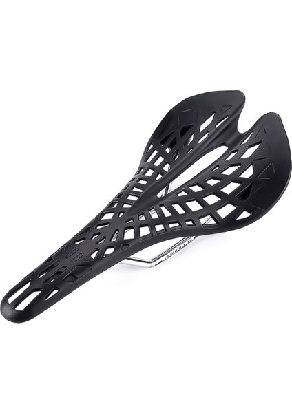 Siyah Stil Bisiklet Koltuk Yastığı Örümcek Karbon Fiber Pu Nefes Alabilen Yumuşak Bisiklet Aksesuarları Dağ Yol Bisiklet Koltukları (Yurt Dışından)