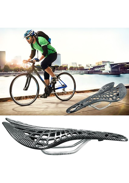 Siyah Stil Bisiklet Koltuk Yastığı Örümcek Karbon Fiber Pu Nefes Alabilen Yumuşak Bisiklet Aksesuarları Dağ Yol Bisiklet Koltukları (Yurt Dışından) modelleri