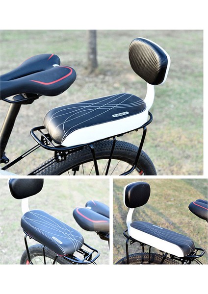 Yastık 1 Stili Bisiklet Koltuğu Bisiklet Çocuk Koltuğu Sırt Desteği ile Mtb Bisiklet Arka Taşıyıcı Koltuk Pu Deri Yastıkla Bisiklet Parçaları Için Pedal (Yurt Dışından) fırsatları