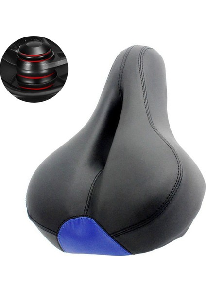 Mavi I Tarzı 3D Jel Bisiklet Koltuk Selesi Erkek Kadın Kalın Mtb Yol Bisikleti Selesi Hollow Nefes Alabilir Rahat Yumuşak Bisiklet Koltuğu (Yurt Dışından)