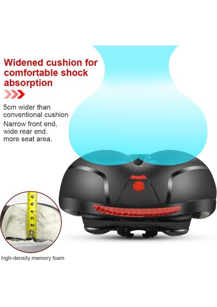 Mavi I Tarzı 3D Jel Bisiklet Koltuk Selesi Erkek Kadın Kalın Mtb Yol Bisikleti Selesi Hollow Nefes Alabilir Rahat Yumuşak Bisiklet Koltuğu (Yurt Dışından) fiyatları