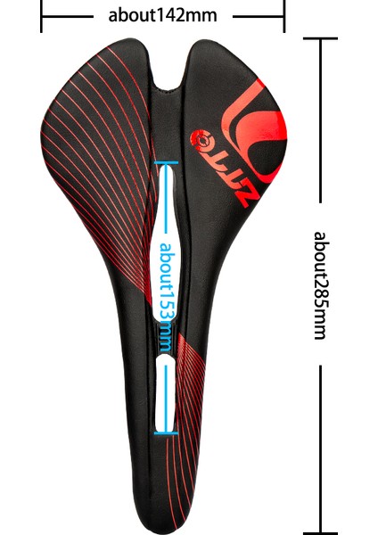 Kırmızı Stil Ztto Süper Hafif Yastıklı Bisiklet Koltuğu Geniş Delikli Yarış Bisikleti Koltuğu Mtb Dağ Yol Bisikleti Işık Karbon Fiber ile Karşılaştırma (Yurt Dışından) modelleri