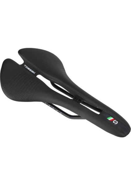 Siyah Stil Bisiklet Koltuk Sadel Yarış Yol Bisikleti Hollow Şok Emici Yumuşak Pedalli Bisiklet Koltuğu Sabit Dişli (Yurt Dışından)