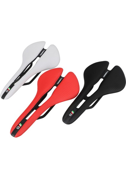 Siyah Stil Bisiklet Koltuk Sadel Yarış Yol Bisikleti Hollow Şok Emici Yumuşak Pedalli Bisiklet Koltuğu Sabit Dişli (Yurt Dışından) modelleri