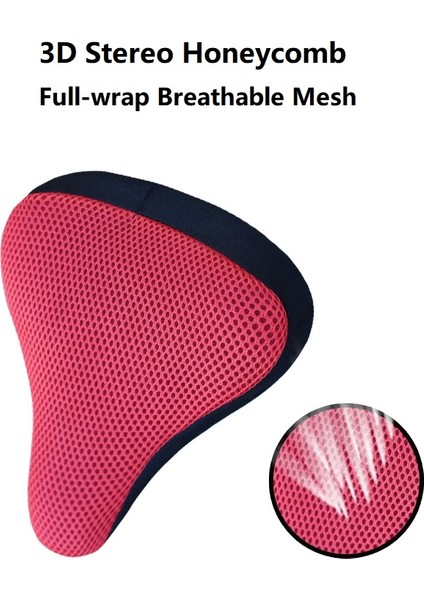 Kırmızı Stil Bisiklet Koltuğu 3D Yumuşak Bisiklet Koltuk Kılıfı Silikon Koltuk Pedalı Bisiklet Nefes Alabilir Koltuk Rahat Bisiklet Bisiklet (Yurt Dışından) indirimleri