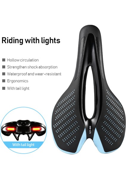 Hafif Stile Sahip 911T Yeni Bisiklet Koltuğu Dağ Bisikleti Silikon Sadul Yol Bisikleti Koltuğu Yastığı Kuyruk Işık Binme Ekipmanları Bisiklet Koltuğu Bisiklet Koltuğu (Yurt Dışından) modelleri