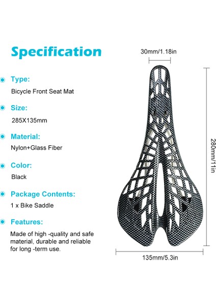 Yeşil Plastik Tarzı Dağ Yolu Koltuk Sele Karbon Fiber Yarış Bisikleti Binme Hollow Saddle Koltuklar Bisiklet Bisiklet Parçaları Mtb Bisiklet Ekipmanları (Yurt Dışından) indirimleri