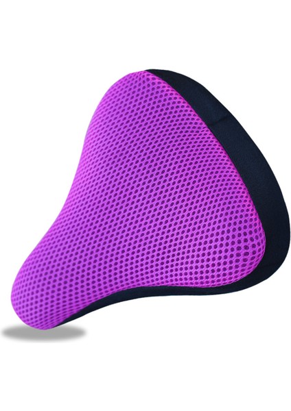 Mor Tarzı Bisiklet Sele 3D Yumuşak Bisiklet Koltuk Kılıfı Silikon Koltuk Yastık Bisiklet Nefes Alabilen Sadelik Rahat Bisiklet Bisiklet (Yurt Dışından)