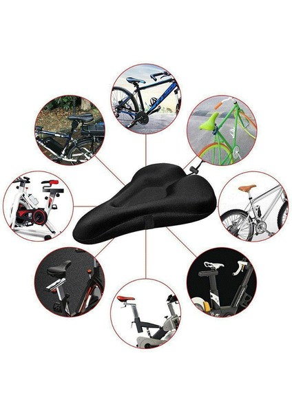 01 Kırmızı Tarzı 3D Yumuşak Kalın Bisiklet Koltuk Nefes Alabilen Bisiklet Sele Kılıfı Rahat Köpük Koltuk Dağ Bisikleti Bisiklet Pedalı Yastık Kılıfı (Yurt Dışından) fırsatları