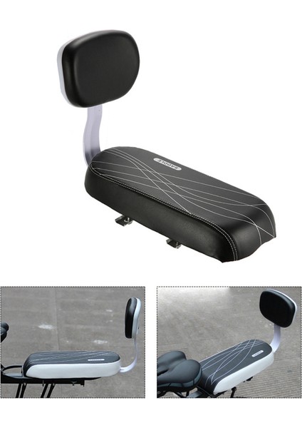 Arka Koltuk-Siyah Stil Bisiklet Arka Koltuk Sırtlığı Çocuk Koltuğu Ayaklık Pedalı Ile Bisiklet Koltuk Çocukluğu Için Bisiklet Aksesuarları Parçaları (Yurt Dışından)