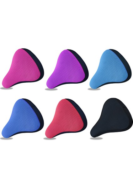 Açık Mavi Tarzı 1 Adet Bisiklet Koltuk Kılıfı Konfor 3D Yumuşak Kalın Nefes Alabilen Mesh Kumaş Bisiklet Koltuk Yastık Kılıfı Bisiklet Aksesuarları Için (Yurt Dışından)