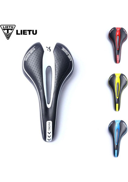 Siyah Kırmızı Tarzı Lıetu Bisiklet Sele Ultra Hafif Vtt Yarış Koltuğu Dalga Dalga Yol Bisikleti Sele Minderi Erkekler Için Yumuşak ve Konforlu Mtb Bisiklet Sele Sürüş (Yurt Dışından) fiyatları