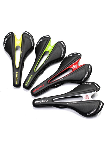 Sarı Stil Ünlü Tam Karbon Fiber Yol Dağ Bisikleti Sele Karbon Fiber Sele Çanta Kolu Çatal Lider Fincan Çerçeve 95G (Yurt Dışından) fiyatları