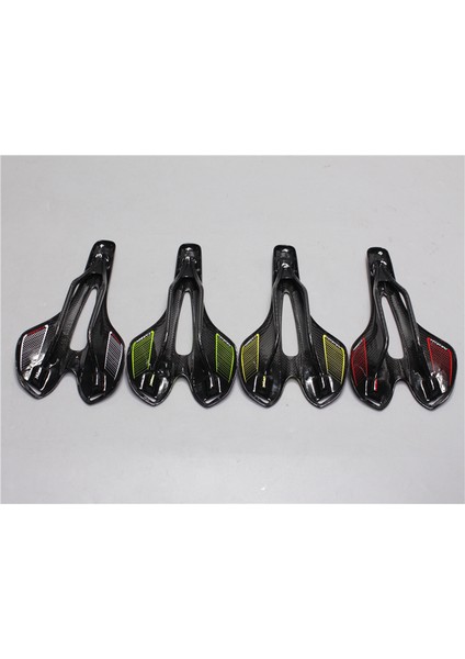 Sarı Stil Ünlü Tam Karbon Fiber Yol Dağ Bisikleti Sele Karbon Fiber Sele Çanta Kolu Çatal Lider Fincan Çerçeve 95G (Yurt Dışından) modelleri