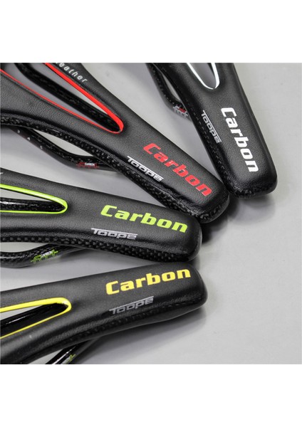 Sarı Stil Ünlü Tam Karbon Fiber Yol Dağ Bisikleti Sele Karbon Fiber Sele Çanta Kolu Çatal Lider Fincan Çerçeve 95G (Yurt Dışından) fırsatları