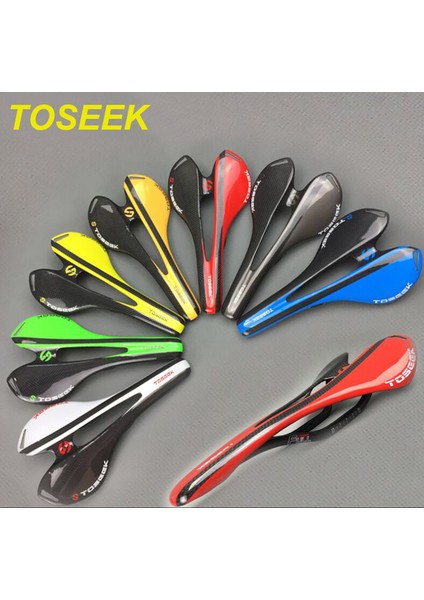 Mat Kırmızı Tarzı Toseek Karbon Koltuk Yol/mtb Bisiklet Koltuğu Bisiklet Koltuğu Yastığı 3k Mat/cilalı Bisiklet Aksesuarları Sella Selle 2018 (Yurt Dışından) fiyatları