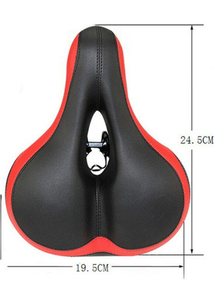 Mavi Stil Hollow Bike Bisiklet Bisiklet Bisikletçilik Büyük Bum Sele Erkek Kadın Yol Mtb Bisiklet Geniş Yumuşak Ped Şok Yastığı Bisiklet Koltuk Aksesuarları (Yurt Dışından)