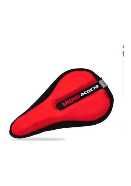 Kırmızı Stil Acacıa Bisiklet Koltuk Matı Dağ Bisikleti Koltuk Kılıfı 3D Konforlu Yumuşak Bisiklet Koltuk Kılıfı Kalın Sadelik Hafıza Köpük Bisiklet Satteli (Yurt Dışından)