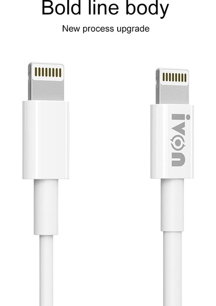 3 Metre Usb'den Lightning'e 8 Pimli Telefon Kablosu 2.4A Hızlı Şarj Veri Iletim Kablosu Kablosu (Yurt Dışından)