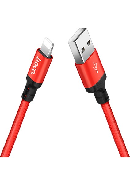 X14 Kez Hız 2m Yıldırım Şarj Kablosu Naylon Örgülü Şarj Veri Kablosu Iphone/ipad/ipod için Tel-Siyah (Yurt Dışından)