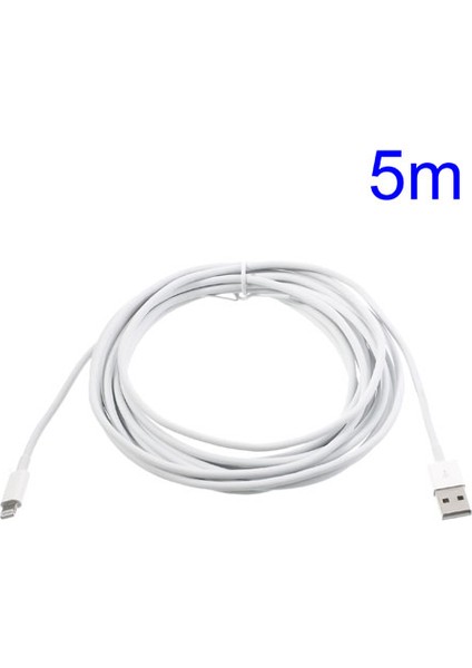 Iphone/ipad için 5 M Lightning 8 Pinli USB Veri Senkronizasyon Şarj Kablosu, Ios 8.0 Sistemini (Yurt Dışından)