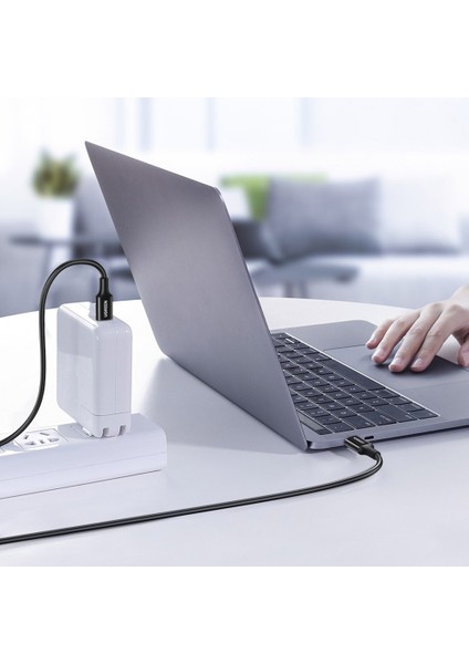 iPhone 15 Serisi için 1 M 100 W 5A Tip-C-Tip-C Veri Kablosu Pd Macbook/ipad Pro için Hızlı Şarj Veri Aktarım Kablosu (Yurt Dışından)