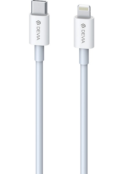 Devıa Smart Series EC146 1m Tip-C-Yıldırım Kablosu Pd Hızlı Şarj Telefon Veri Kablosu (Yurt Dışından)