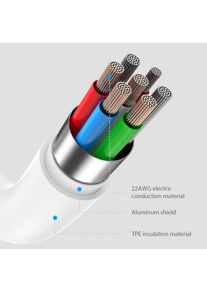 Devıa Smart Series EC146 1m Tip-C-Yıldırım Kablosu Pd Hızlı Şarj Telefon Veri Kablosu (Yurt Dışından)