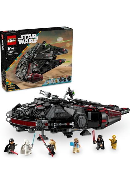 ® Star Wars™ Karanlık Falcon 75389 - 10 Yaş & Üzeri Çocuklar için Yaratıcı Oyuncak Yapım Seti (1579 Parça)