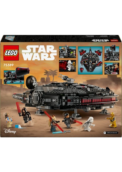 ® Star Wars™ Karanlık Falcon 75389 - 10 Yaş & Üzeri Çocuklar için Yaratıcı Oyuncak Yapım Seti (1579 Parça)
