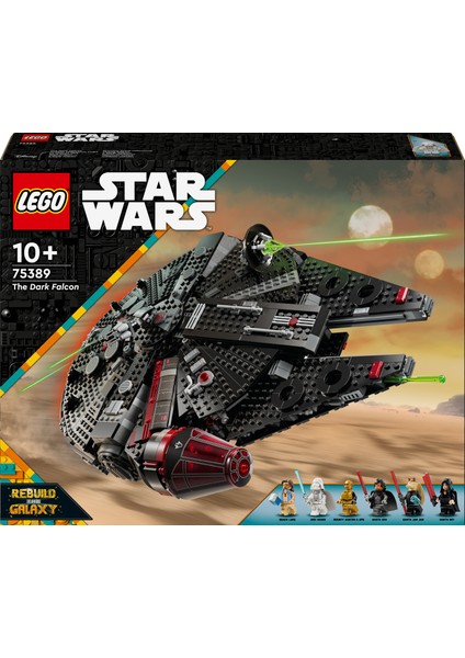 ® Star Wars™ Karanlık Falcon 75389 - 10 Yaş & Üzeri Çocuklar için Yaratıcı Oyuncak Yapım Seti (1579 Parça)