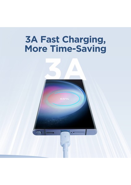 iPhone 15 Serisi için Çok Renkli Seri 1,2 M 3A Usb-A-Type-C Veri Kablosu Tpe Hızlı Şarj Kablosu-Mavi (Yurt Dışından) fiyatları