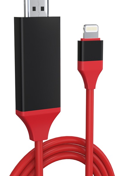 2m Lightning-Hdmı Hdtv Tv Av Kablosu Kablosu Adaptörü 1080P (Yurt Dışından)