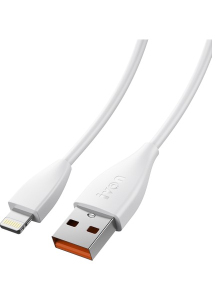 Usb'den Yıldırıma Hızlı Şarj Kablosu 8 Pinli Veri Tpe Dolaşmayan Kablo, 1m-Beyaz (Yurt Dışından)