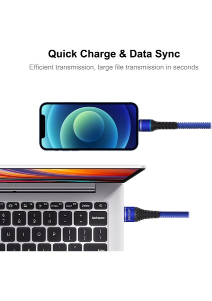 USB 3.0-Yıldırım LED 3A Hızlı Şarj Cihazı Veri Kablosu iPhone için 1m Şarj Kablosu Kablosu-Siyah (Yurt Dışından)