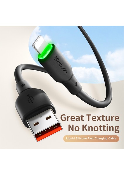 Alpha Serisi CA-474 1,2m Usb-A-Lightning Kablosu 3A Silikon Veri Kablosu-Siyah (Yurt Dışından) modelleri