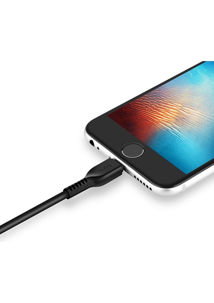 iPhone iPad Ipod Için X20 3 Metre 2A 8 Pimli Lightning USB Şarj ve Senkronizasyon Kablosu-Siyah (Yurt Dışından)