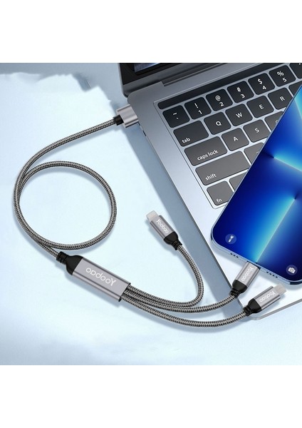 3'ü 1 Arada Usb'den Tip-C'ye/yıldırım/mikro Geri Çekilebilir Veri Kablosu 3A Hızlı Şarj Naylon Örgülü Kablo (Yurt Dışından)