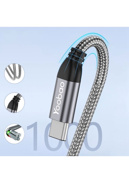3'ü 1 Arada Usb'den Tip-C'ye/yıldırım/mikro Geri Çekilebilir Veri Kablosu 3A Hızlı Şarj Naylon Örgülü Kablo (Yurt Dışından)