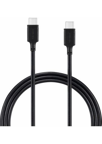 iPhone 15 Serisi için Type-C-Type-C Veri Kablosu 3A Şarj Senkronizasyon Kablosu 1m-Siyah (Yurt Dışından)