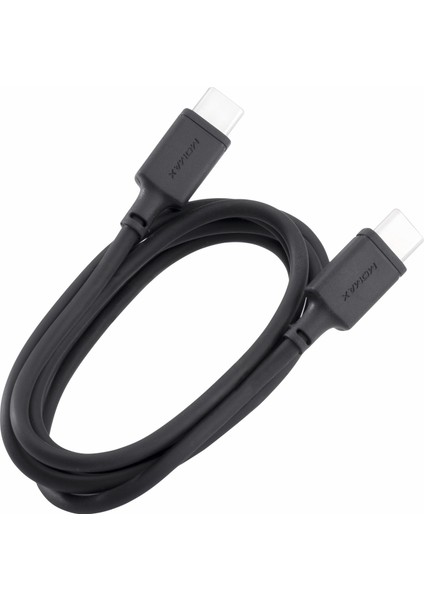 iPhone 15 Serisi için Type-C-Type-C Veri Kablosu 3A Şarj Senkronizasyon Kablosu 1m-Siyah (Yurt Dışından)
