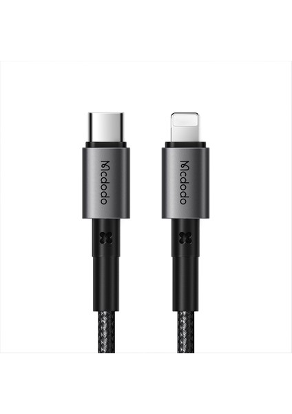 Mdd 1,8m Pd 36W iPhone için Lightning Şarj Kablosu, iPad Type-C-Lightning Veri Kablosu (Siyah) (Yurt Dışından)