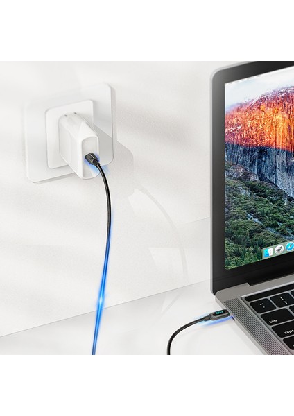 iPhone 15 Serisi Için 1m Pd 100W Tip-C'den Tip-C'ye Veri Kablosu Naylon Örgülü Dijital Ekran Hızlı Şarj Kablosu (Yurt Dışından) fiyatları