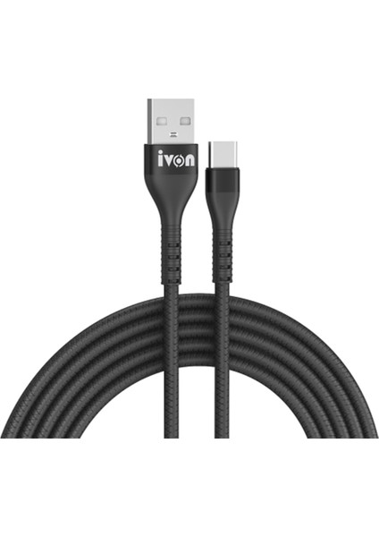 iPhone 15 Serisi için 1,5m Veri Kablosu 2,4A Usb'den Tip-C'ye Esnek Ka Kablo (Yurt Dışından)