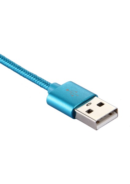 iPhone 15 Serisi için 1m Dokuma Doku Tip-C Samsung Note 8/s8/s8 Plus Vb. için USB Tersinir Veri Senkronizasyon Kablosu-Mavi (Yurt Dışından) fırsatları